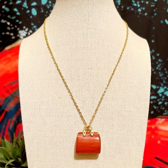 Red Jasper Purse Necklace - Picture 2 of 5